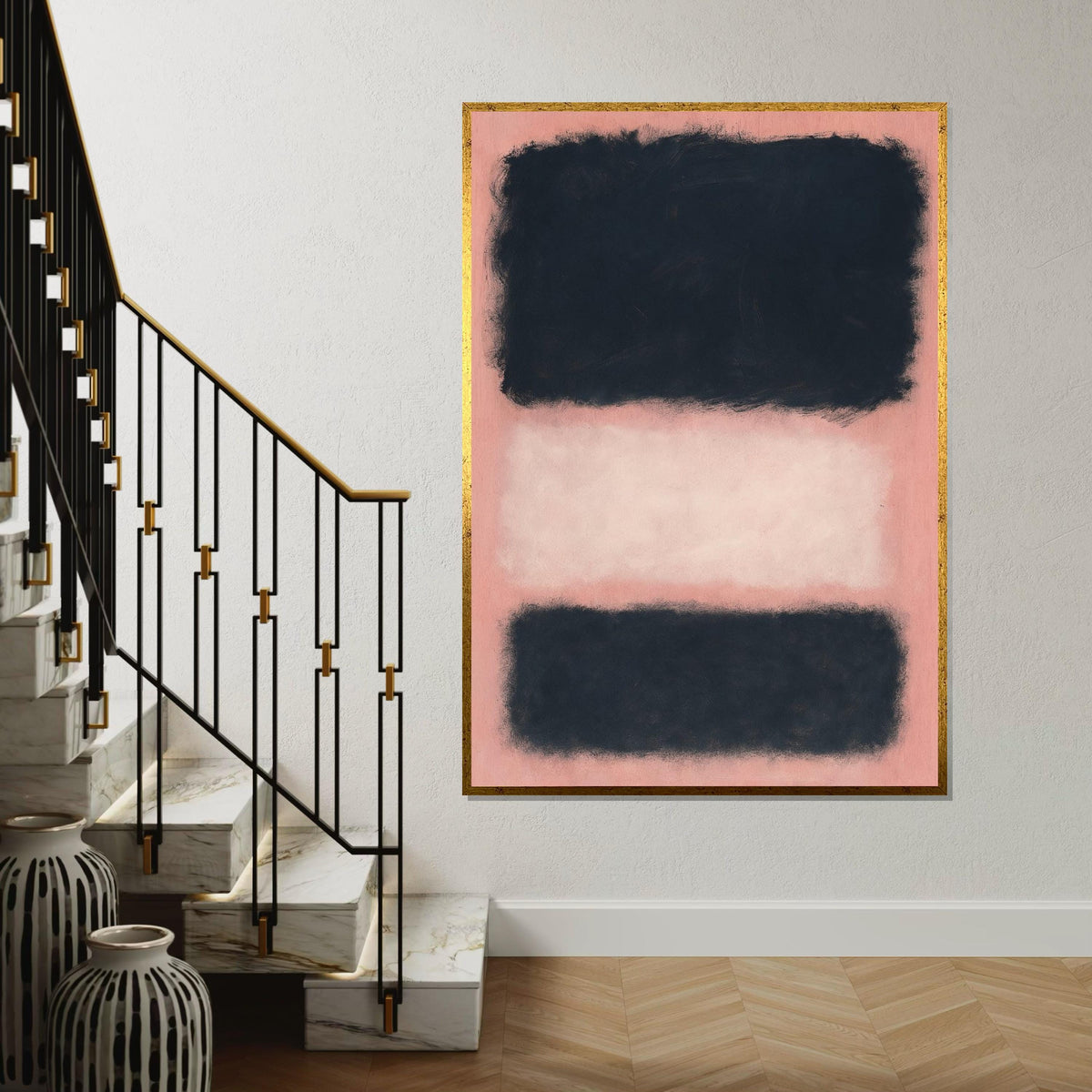 Mark Rothko Canvas, Mix Abstract Wall Art, Mark Rothko Style Print,Affiche Art,Expressionist Canvas Painting,Ready To Hang Decor,Print Art