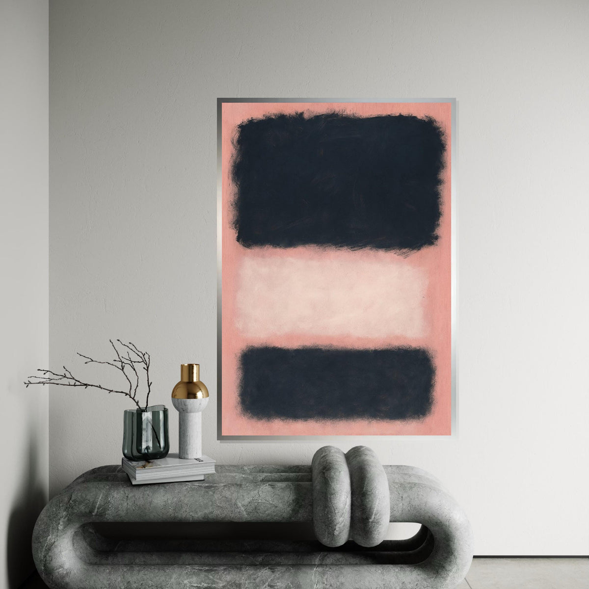 Mark Rothko Canvas, Mix Abstract Wall Art, Mark Rothko Style Print,Affiche Art,Expressionist Canvas Painting,Ready To Hang Decor,Print Art