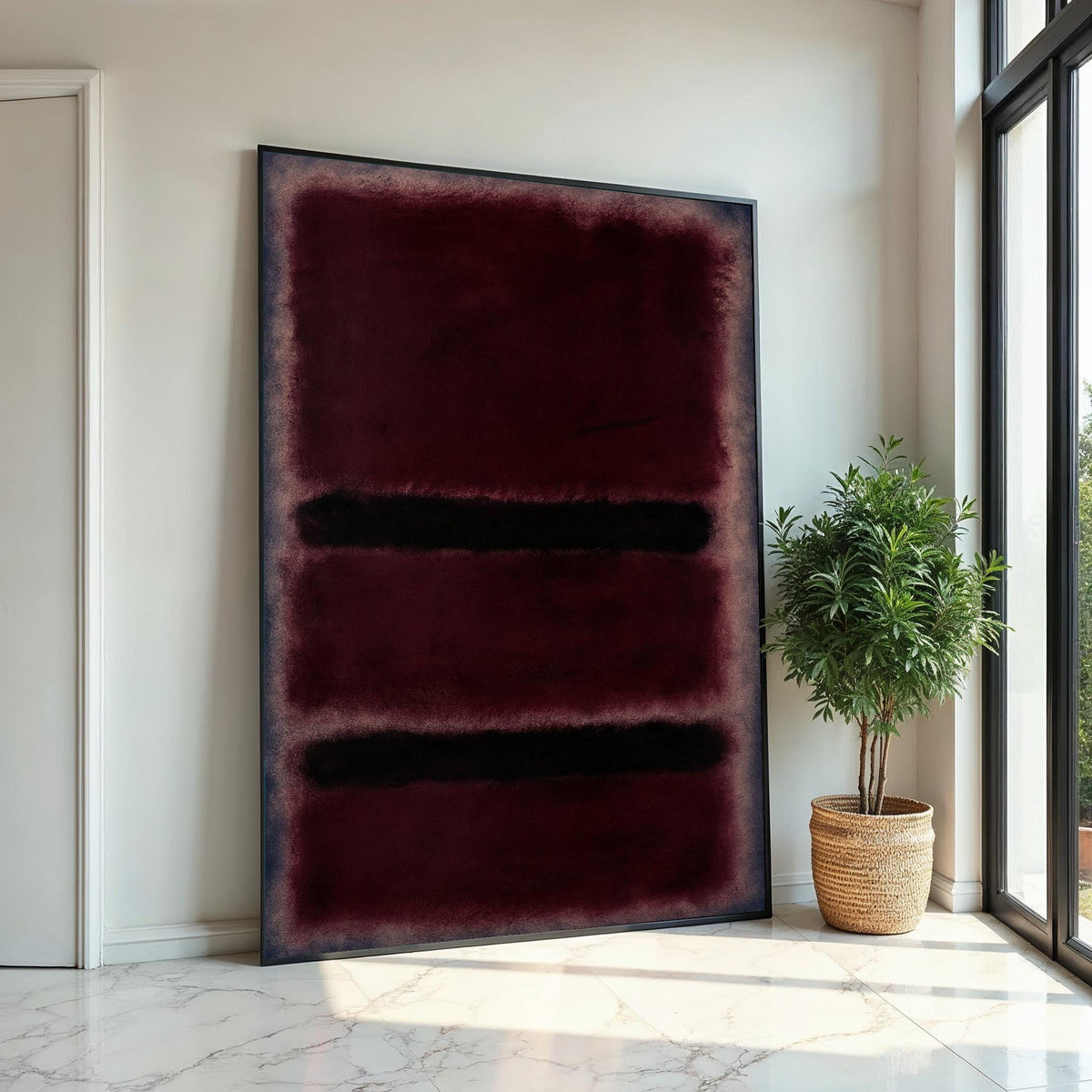 Mark Rothko Canvas, Mix Abstract Wall Art, Mark Rothko Style Print,Affiche Art,Expressionist Canvas Painting,Ready To Hang Decor,Print Art