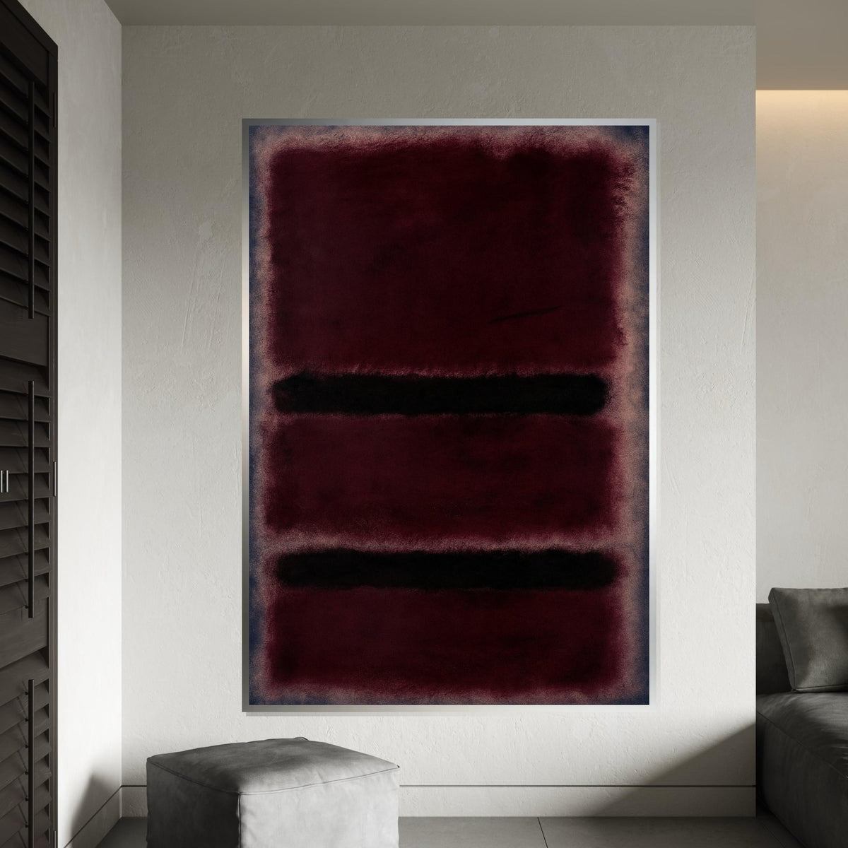 Mark Rothko Canvas, Mix Abstract Wall Art, Mark Rothko Style Print,Affiche Art,Expressionist Canvas Painting,Ready To Hang Decor,Print Art