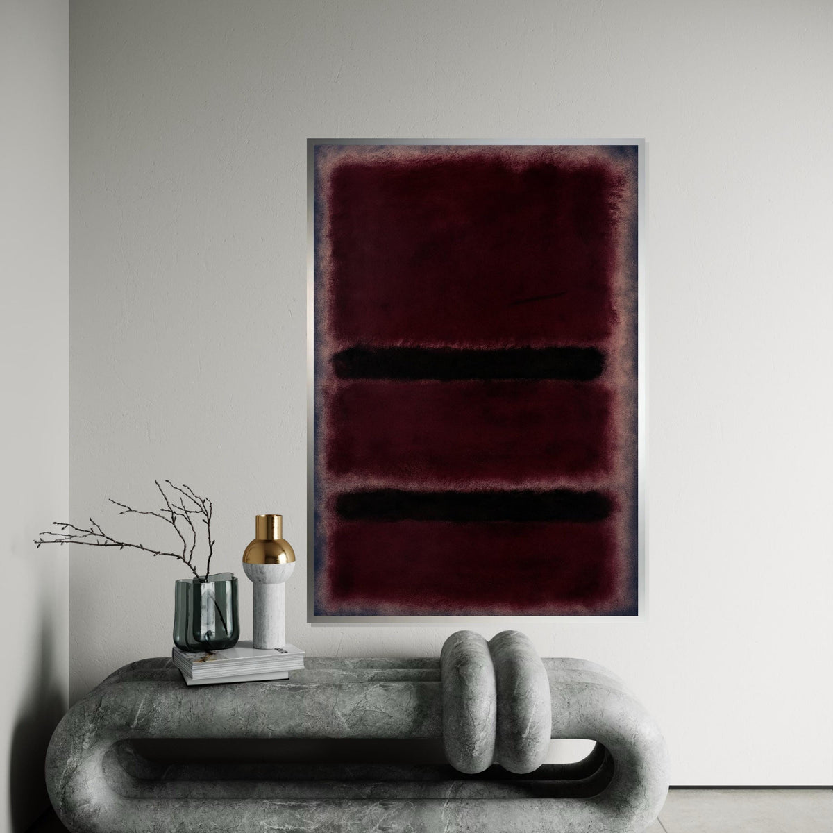 Mark Rothko Canvas, Mix Abstract Wall Art, Mark Rothko Style Print,Affiche Art,Expressionist Canvas Painting,Ready To Hang Decor,Print Art