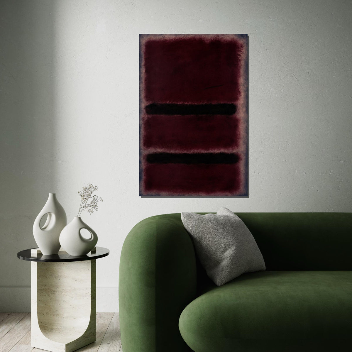 Mark Rothko Canvas, Mix Abstract Wall Art, Mark Rothko Style Print,Affiche Art,Expressionist Canvas Painting,Ready To Hang Decor,Print Art