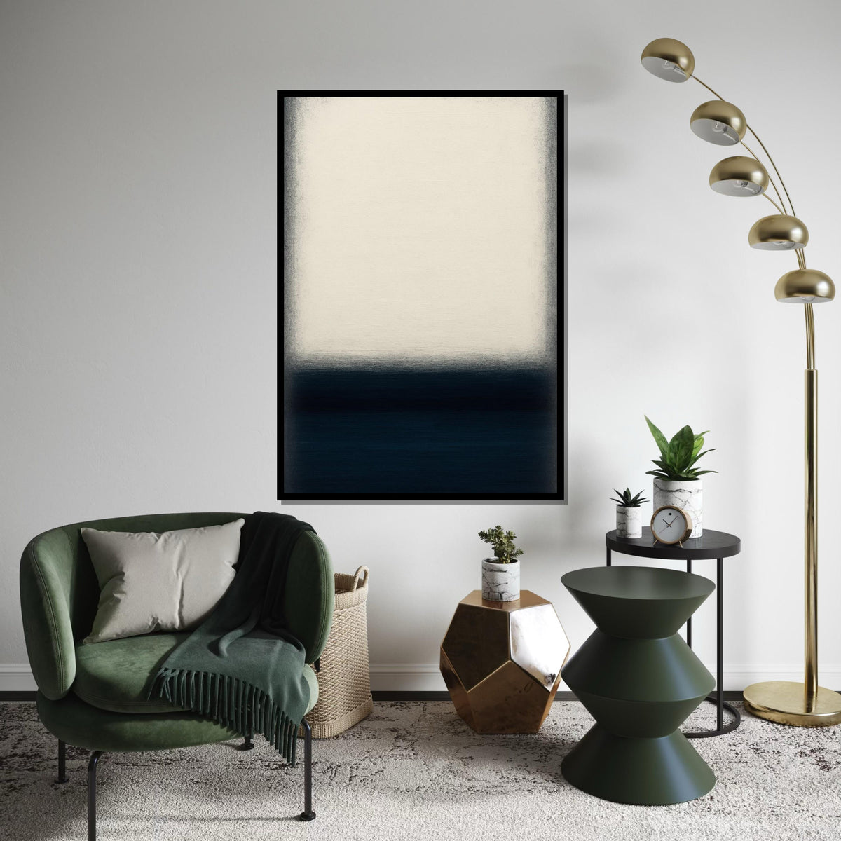Mark Rothko Canvas, Black Abstract Wall Art, Mark Rothko Style Print,Affiche Art,Expressionist Canvas Painting,Ready To Hang Decor,Print Art