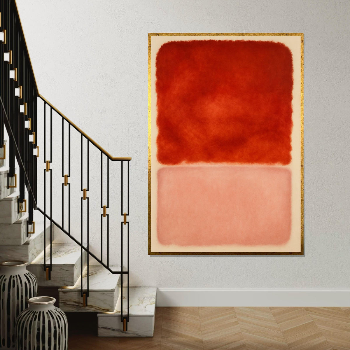 Mark Rothko Canvas, Mix Abstract Wall Art, Mark Rothko Style Print,Affiche Art,Expressionist Canvas Painting,Ready To Hang Decor,Print Art