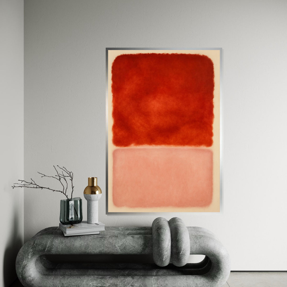 Mark Rothko Canvas, Mix Abstract Wall Art, Mark Rothko Style Print,Affiche Art,Expressionist Canvas Painting,Ready To Hang Decor,Print Art