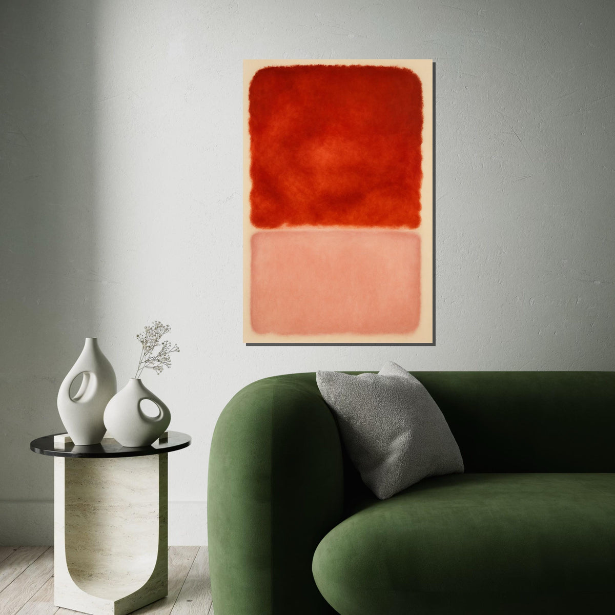 Mark Rothko Canvas, Mix Abstract Wall Art, Mark Rothko Style Print,Affiche Art,Expressionist Canvas Painting,Ready To Hang Decor,Print Art