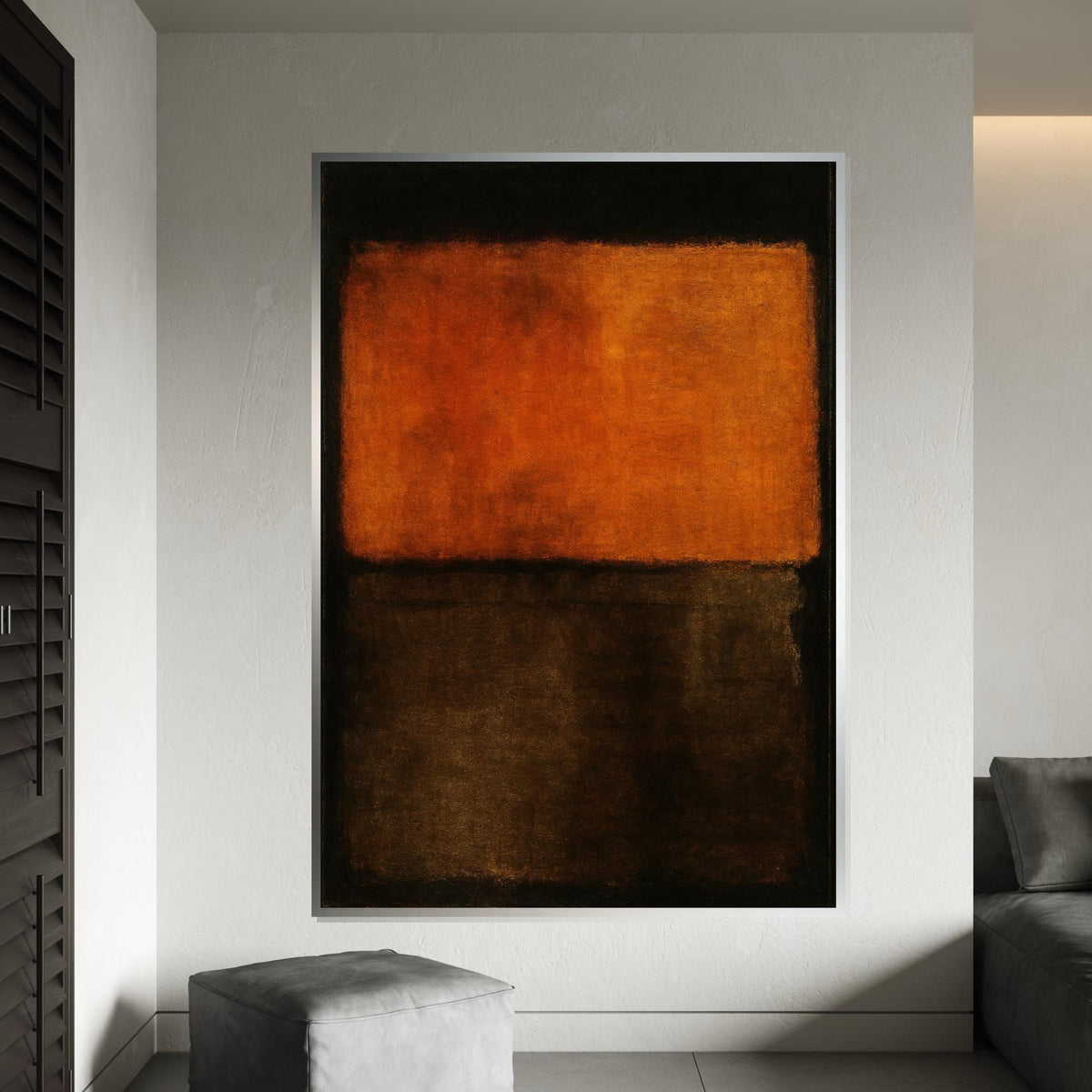 Mark Rothko Canvas, Mix Abstract Wall Art, Mark Rothko Style Print,Affiche Art,Expressionist Canvas Painting,Ready To Hang Decor,Print Art
