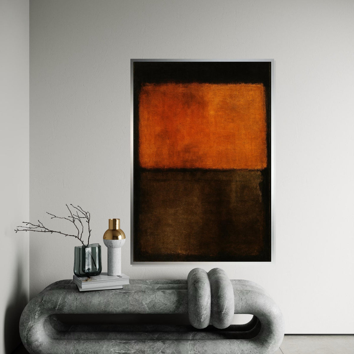 Mark Rothko Canvas, Mix Abstract Wall Art, Mark Rothko Style Print,Affiche Art,Expressionist Canvas Painting,Ready To Hang Decor,Print Art