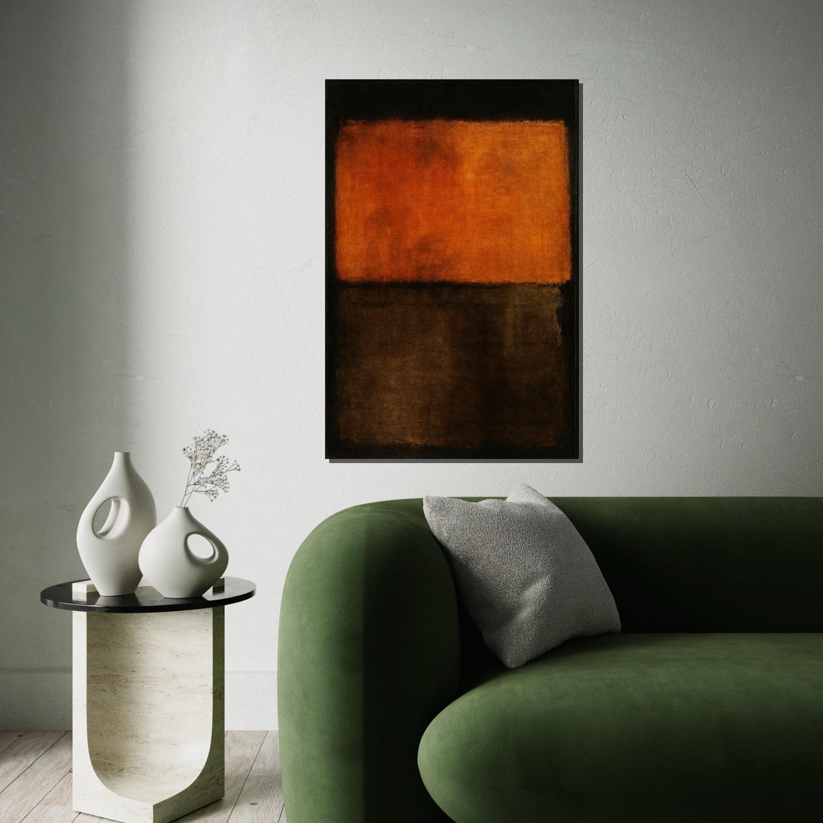 Mark Rothko Canvas, Mix Abstract Wall Art, Mark Rothko Style Print,Affiche Art,Expressionist Canvas Painting,Ready To Hang Decor,Print Art