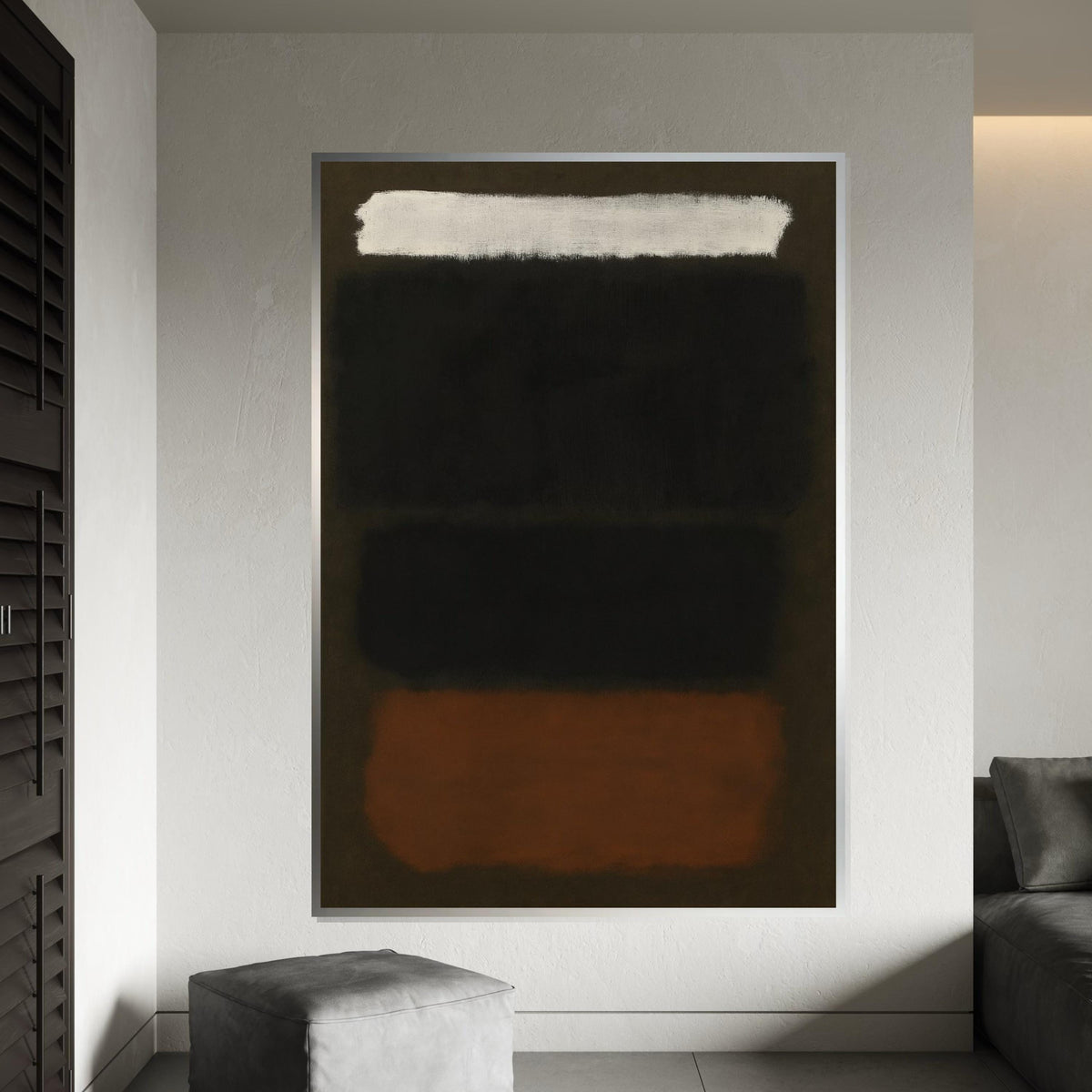 Mark Rothko Canvas, Mix Mark Art, Mark Rothko Style Print,Affiche Art,Expressionist Canvas Painting,Ready To Hang Decor,Print Art