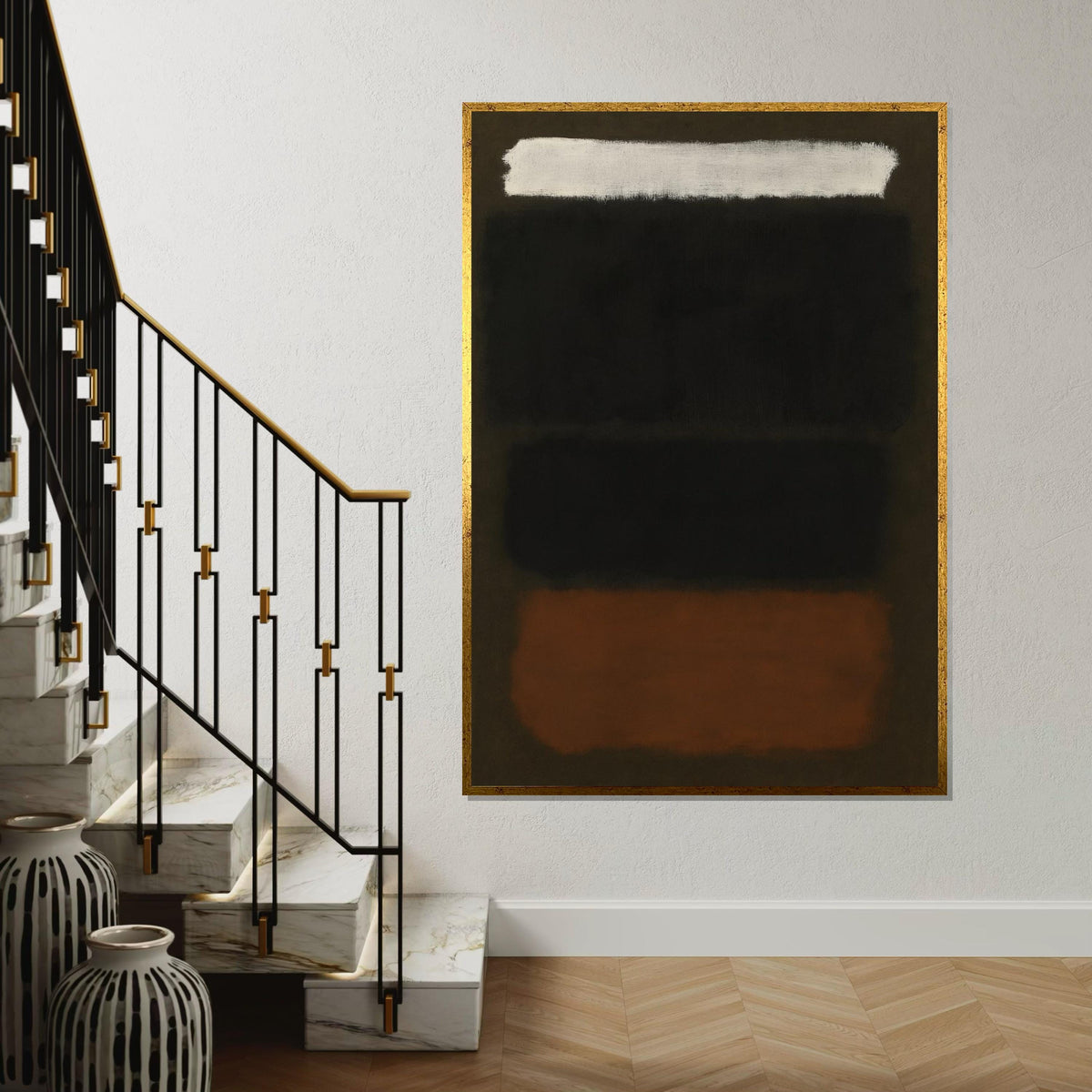 Mark Rothko Canvas, Mix Mark Art, Mark Rothko Style Print,Affiche Art,Expressionist Canvas Painting,Ready To Hang Decor,Print Art