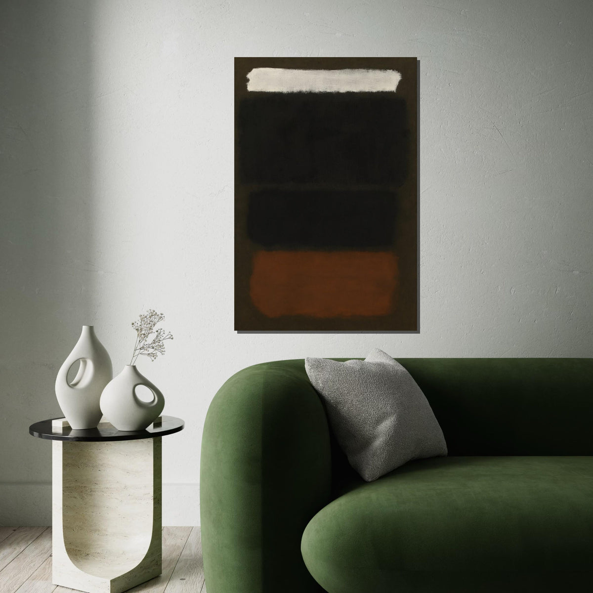 Mark Rothko Canvas, Mix Mark Art, Mark Rothko Style Print,Affiche Art,Expressionist Canvas Painting,Ready To Hang Decor,Print Art