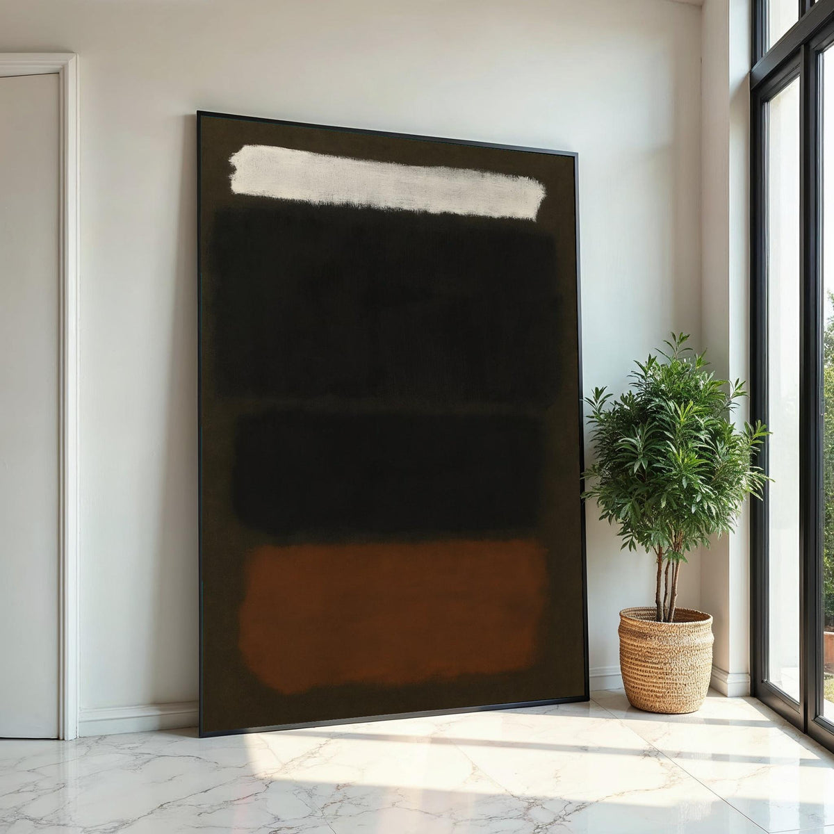 Mark Rothko Canvas, Mix Mark Art, Mark Rothko Style Print,Affiche Art,Expressionist Canvas Painting,Ready To Hang Decor,Print Art