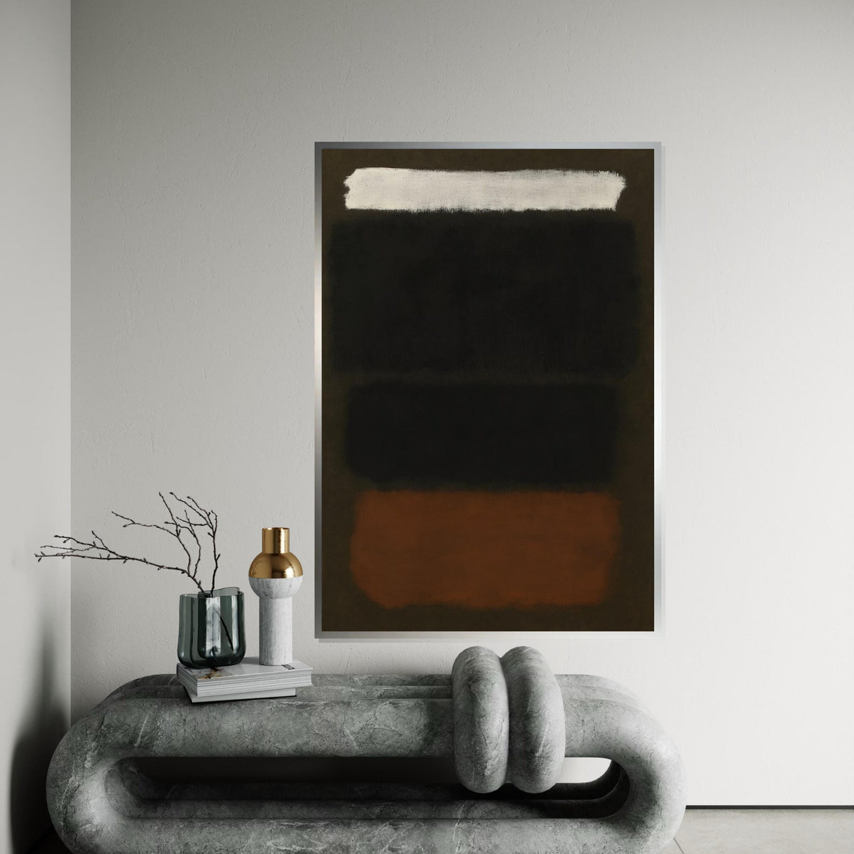 Mark Rothko Canvas, Mix Mark Art, Mark Rothko Style Print,Affiche Art,Expressionist Canvas Painting,Ready To Hang Decor,Print Art