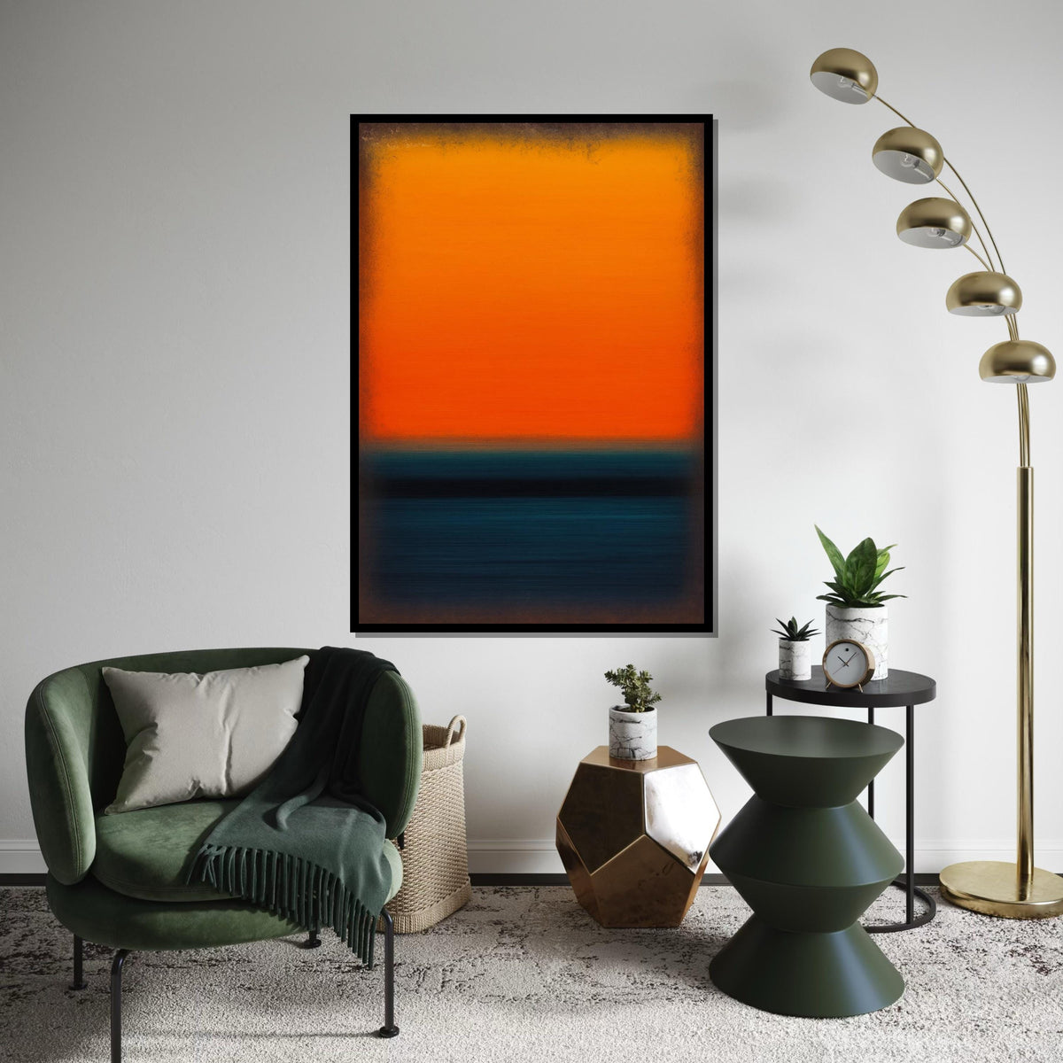 Mark Rothko Canvas, Mix Mark Wall Art, Mark Rothko Style Print,Affiche Art,Expressionist Canvas Painting,Ready To Hang Decor,Print Art