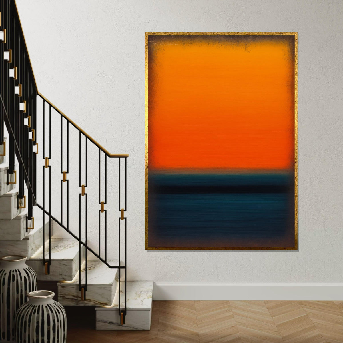 Mark Rothko Canvas, Mix Mark Wall Art, Mark Rothko Style Print,Affiche Art,Expressionist Canvas Painting,Ready To Hang Decor,Print Art