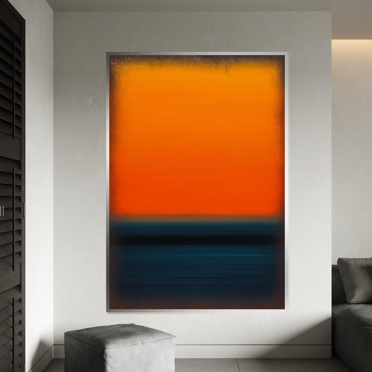 Mark Rothko Canvas, Mix Mark Wall Art, Mark Rothko Style Print,Affiche Art,Expressionist Canvas Painting,Ready To Hang Decor,Print Art
