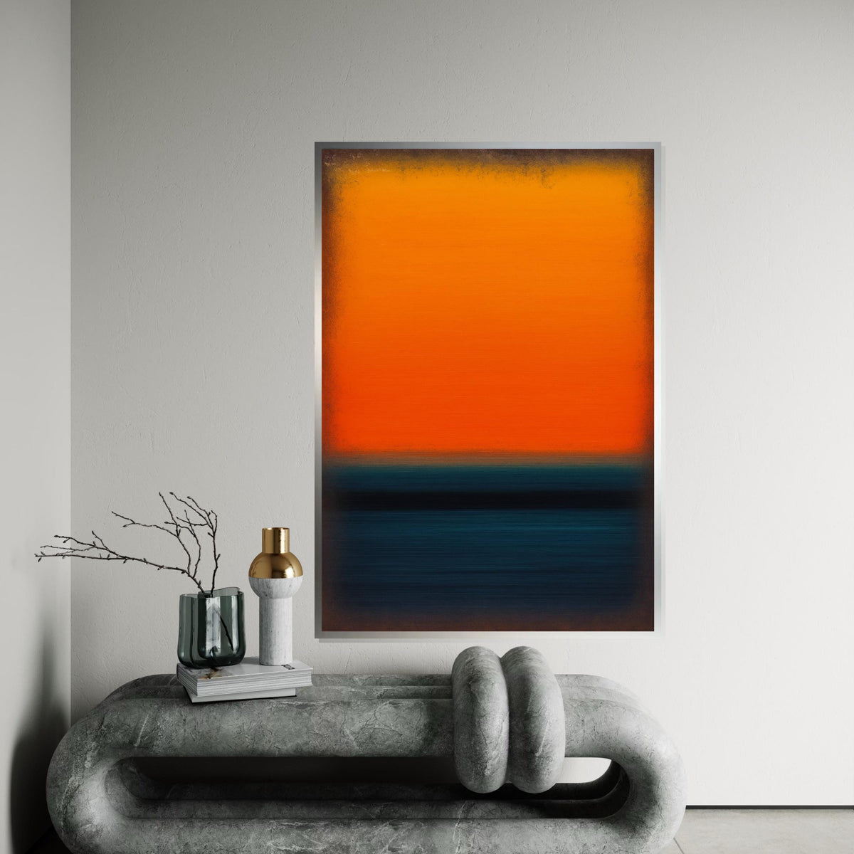 Mark Rothko Canvas, Mix Mark Wall Art, Mark Rothko Style Print,Affiche Art,Expressionist Canvas Painting,Ready To Hang Decor,Print Art