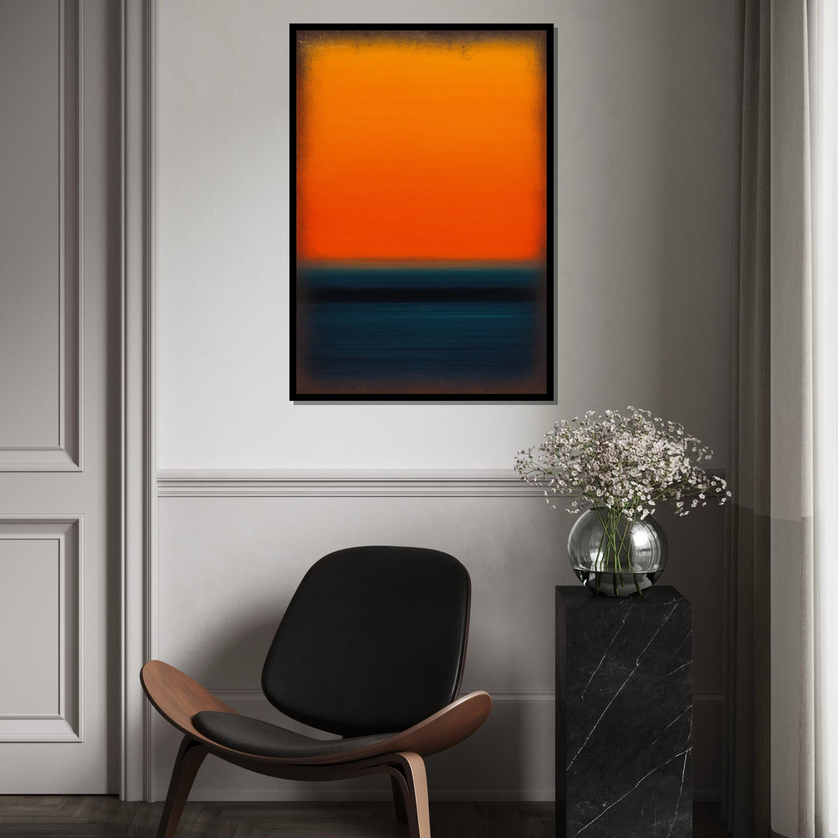Mark Rothko Canvas, Mix Mark Wall Art, Mark Rothko Style Print,Affiche Art,Expressionist Canvas Painting,Ready To Hang Decor,Print Art