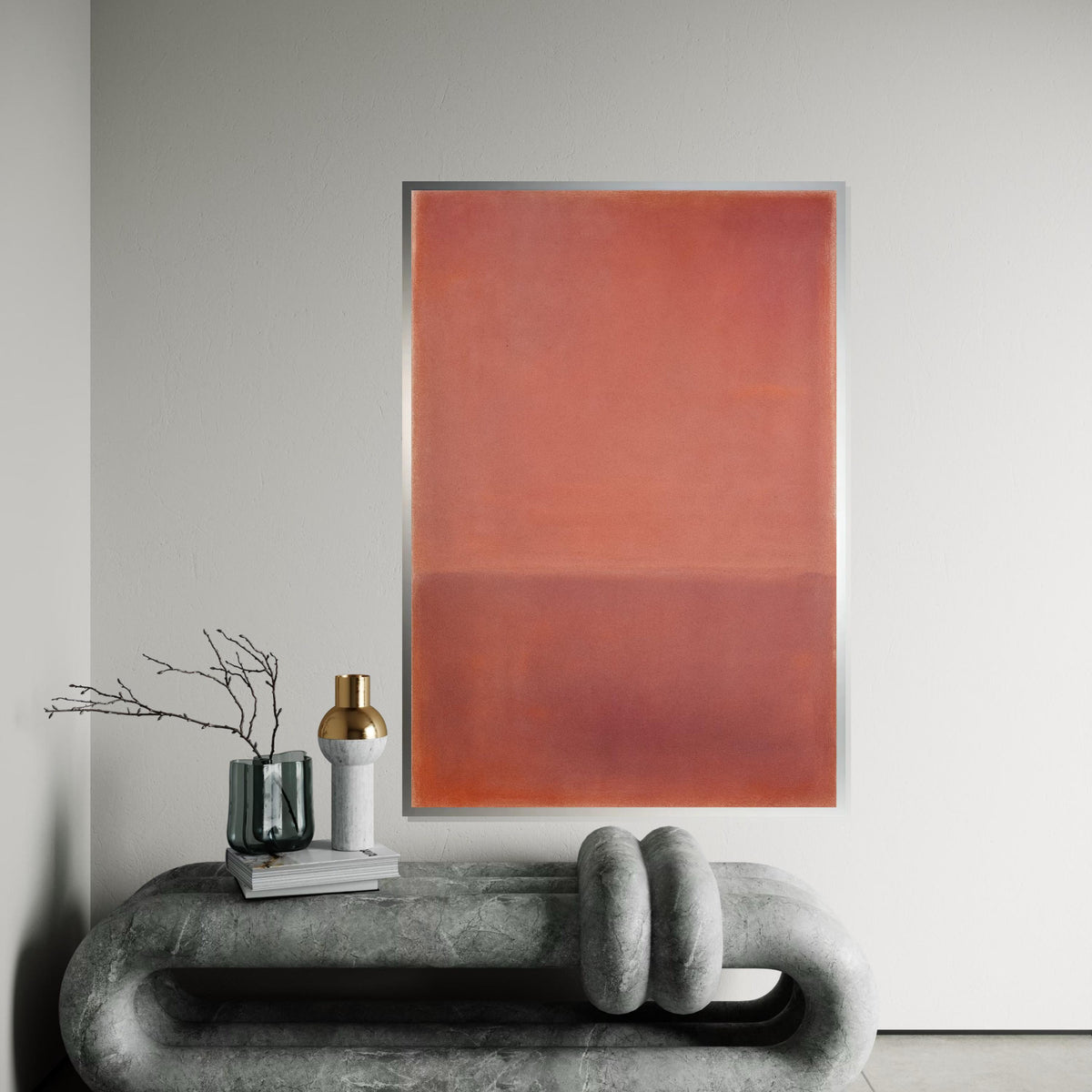 Mark Rothko Canvas, Abstract Wall Art, Mark Rothko Style Print,Affiche Art,Expressionist Canvas Painting,Ready To Hang Decor,Print Art