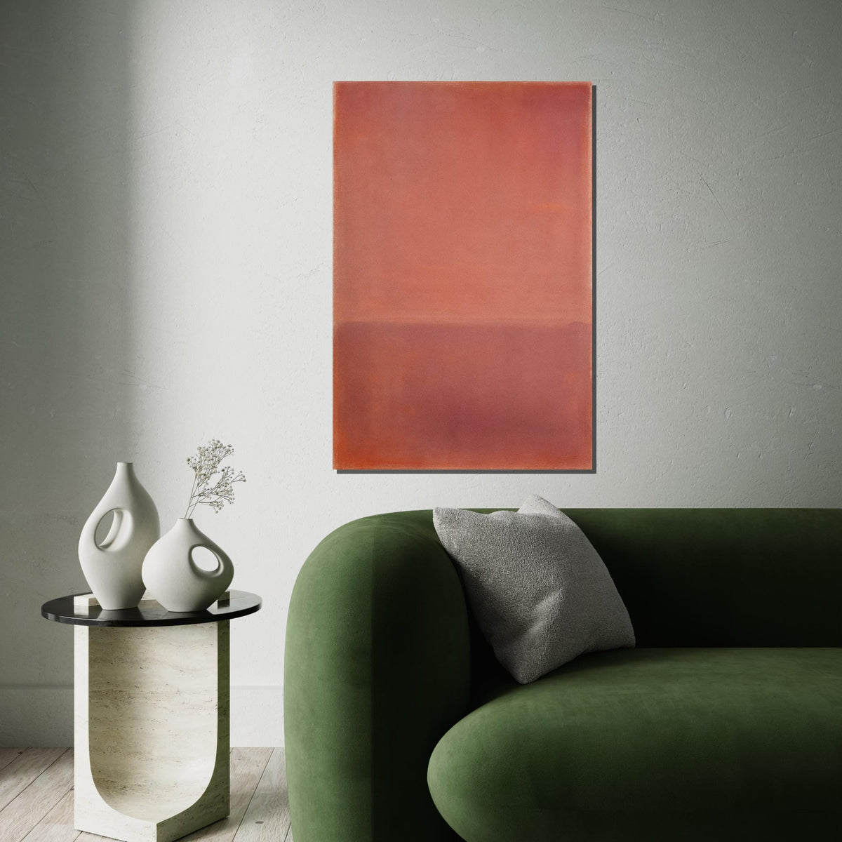 Mark Rothko Canvas, Abstract Wall Art, Mark Rothko Style Print,Affiche Art,Expressionist Canvas Painting,Ready To Hang Decor,Print Art