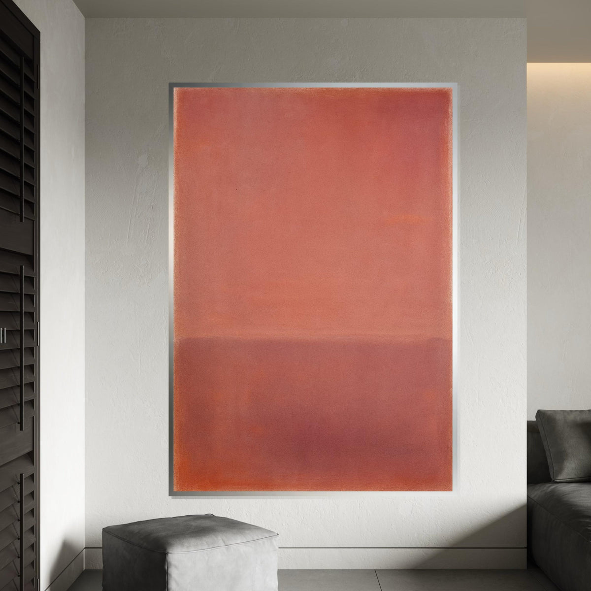 Mark Rothko Canvas, Abstract Wall Art, Mark Rothko Style Print,Affiche Art,Expressionist Canvas Painting,Ready To Hang Decor,Print Art
