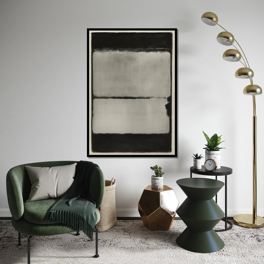 Mark Rothko Canvas, Abstract Wall Art, Mark Rothko Style Print,Affiche Art,Expressionist Canvas Painting,Ready To Hang Decor,Print Art