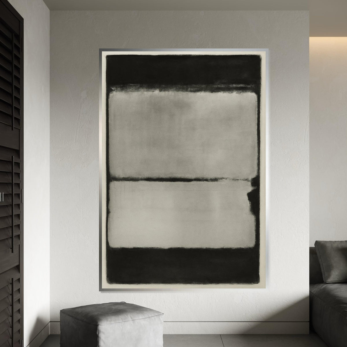 Mark Rothko Canvas, Abstract Wall Art, Mark Rothko Style Print,Affiche Art,Expressionist Canvas Painting,Ready To Hang Decor,Print Art