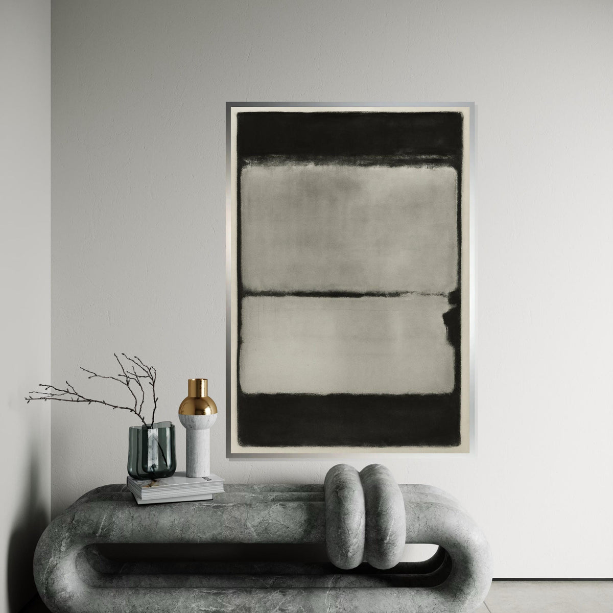 Mark Rothko Canvas, Abstract Wall Art, Mark Rothko Style Print,Affiche Art,Expressionist Canvas Painting,Ready To Hang Decor,Print Art