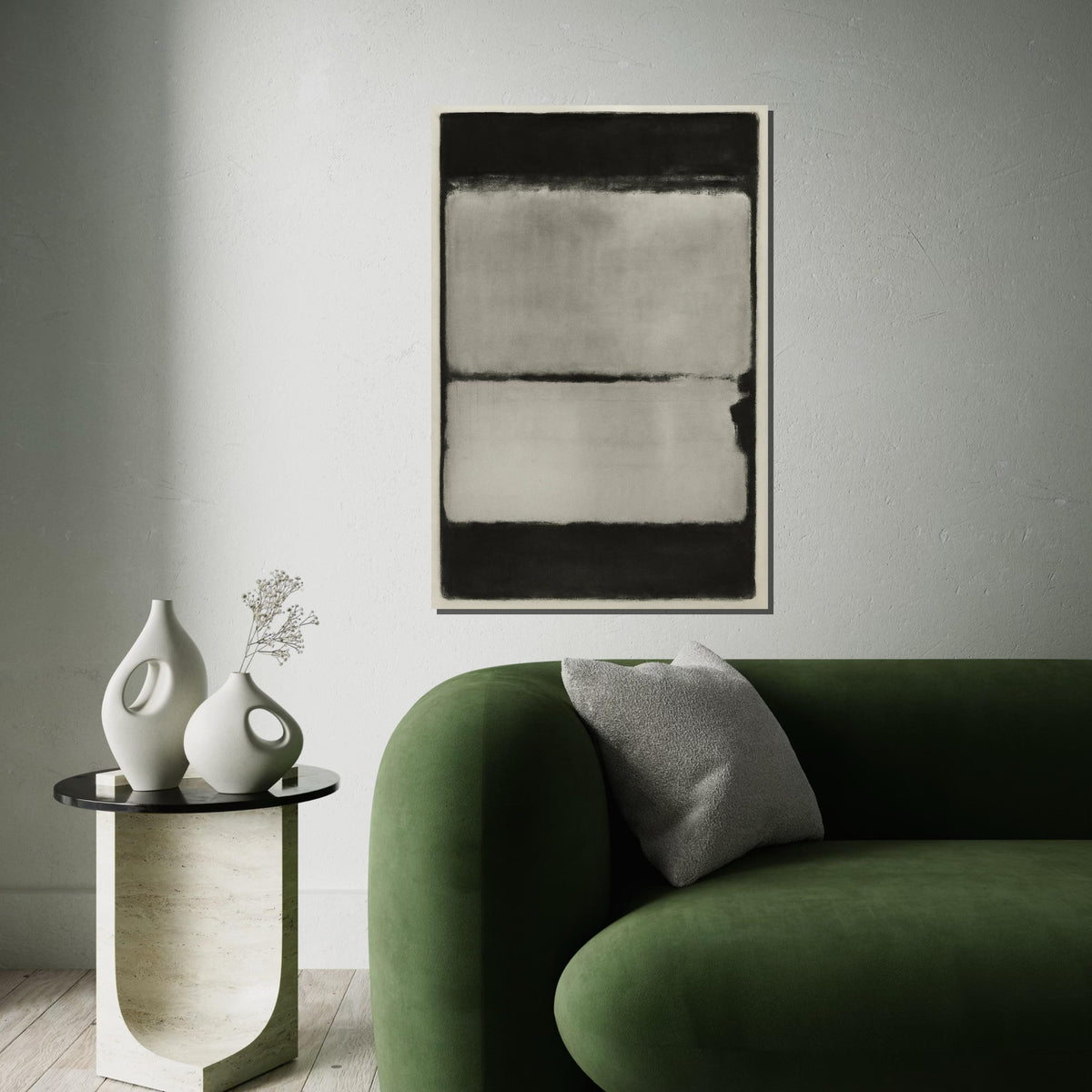 Mark Rothko Canvas, Abstract Wall Art, Mark Rothko Style Print,Affiche Art,Expressionist Canvas Painting,Ready To Hang Decor,Print Art