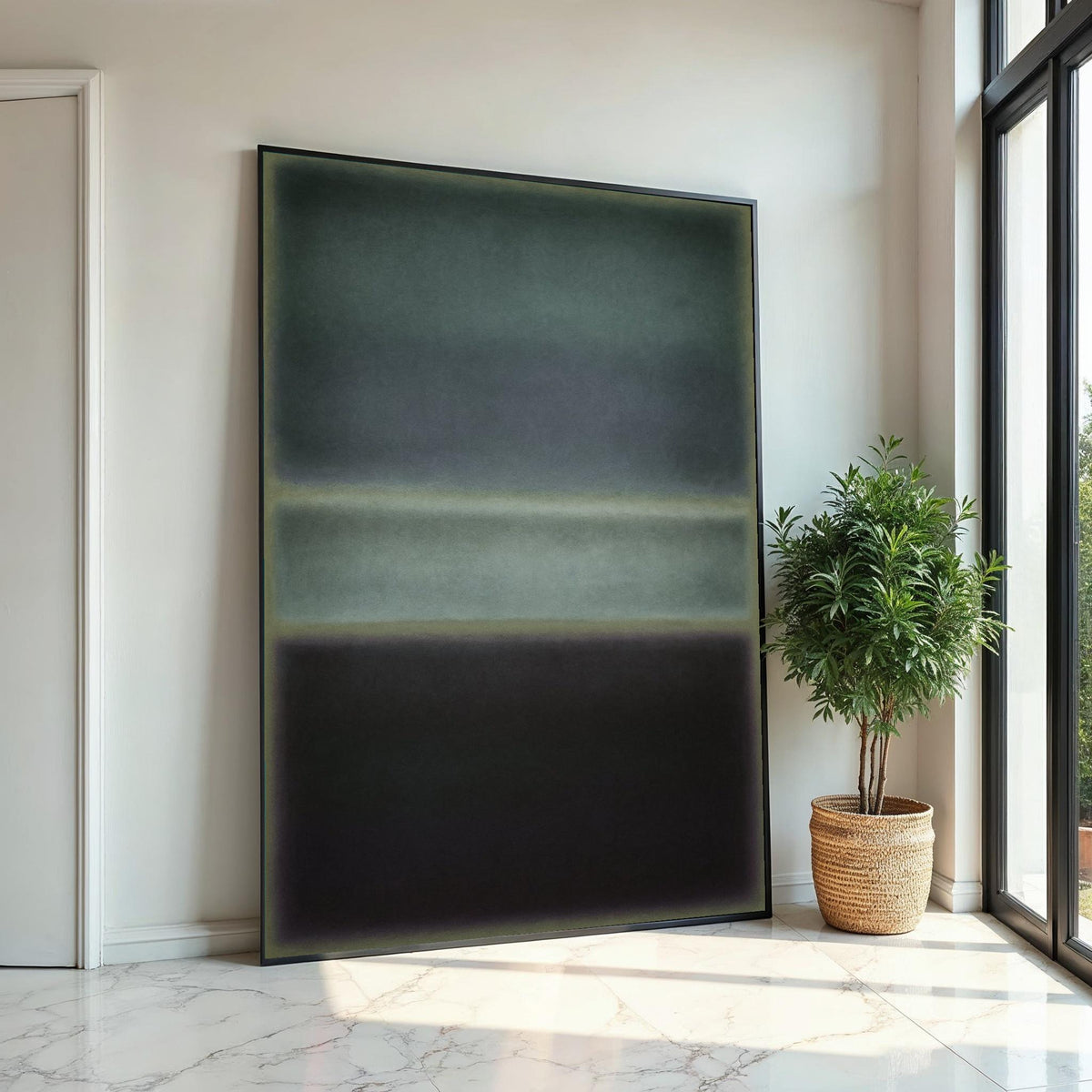 Mark Rothko Canvas, Mix Abstract Wall Art, Mark Rothko Style Print,Affiche Art,Expressionist Canvas Painting,Ready To Hang Decor,Print Art