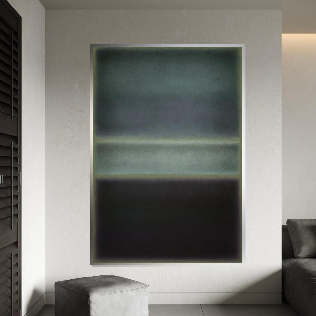 Mark Rothko Canvas, Mix Abstract Wall Art, Mark Rothko Style Print,Affiche Art,Expressionist Canvas Painting,Ready To Hang Decor,Print Art