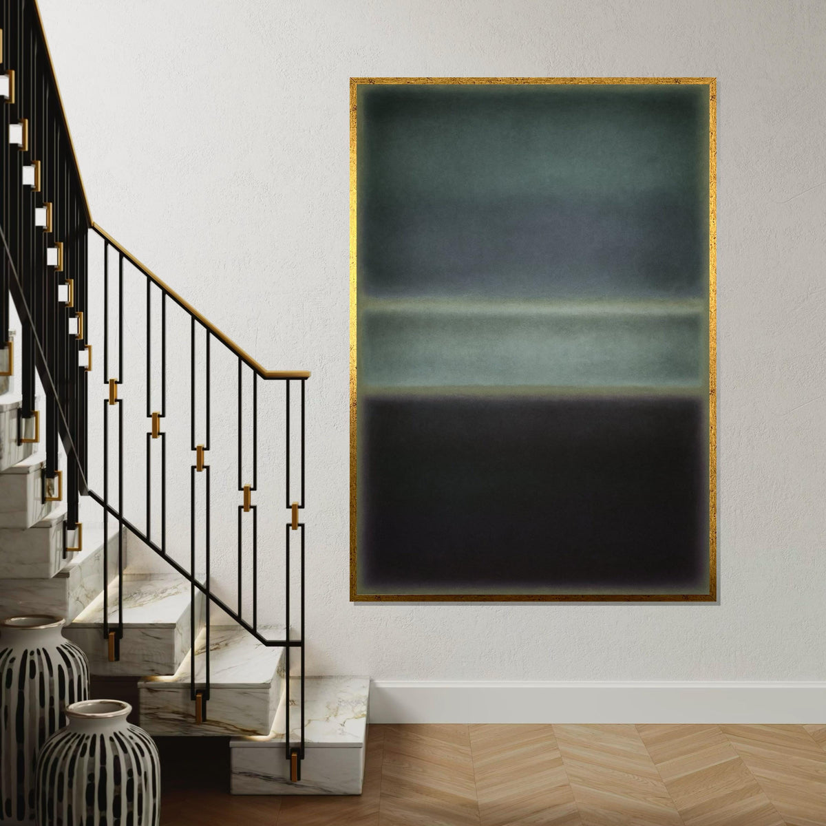 Mark Rothko Canvas, Mix Abstract Wall Art, Mark Rothko Style Print,Affiche Art,Expressionist Canvas Painting,Ready To Hang Decor,Print Art