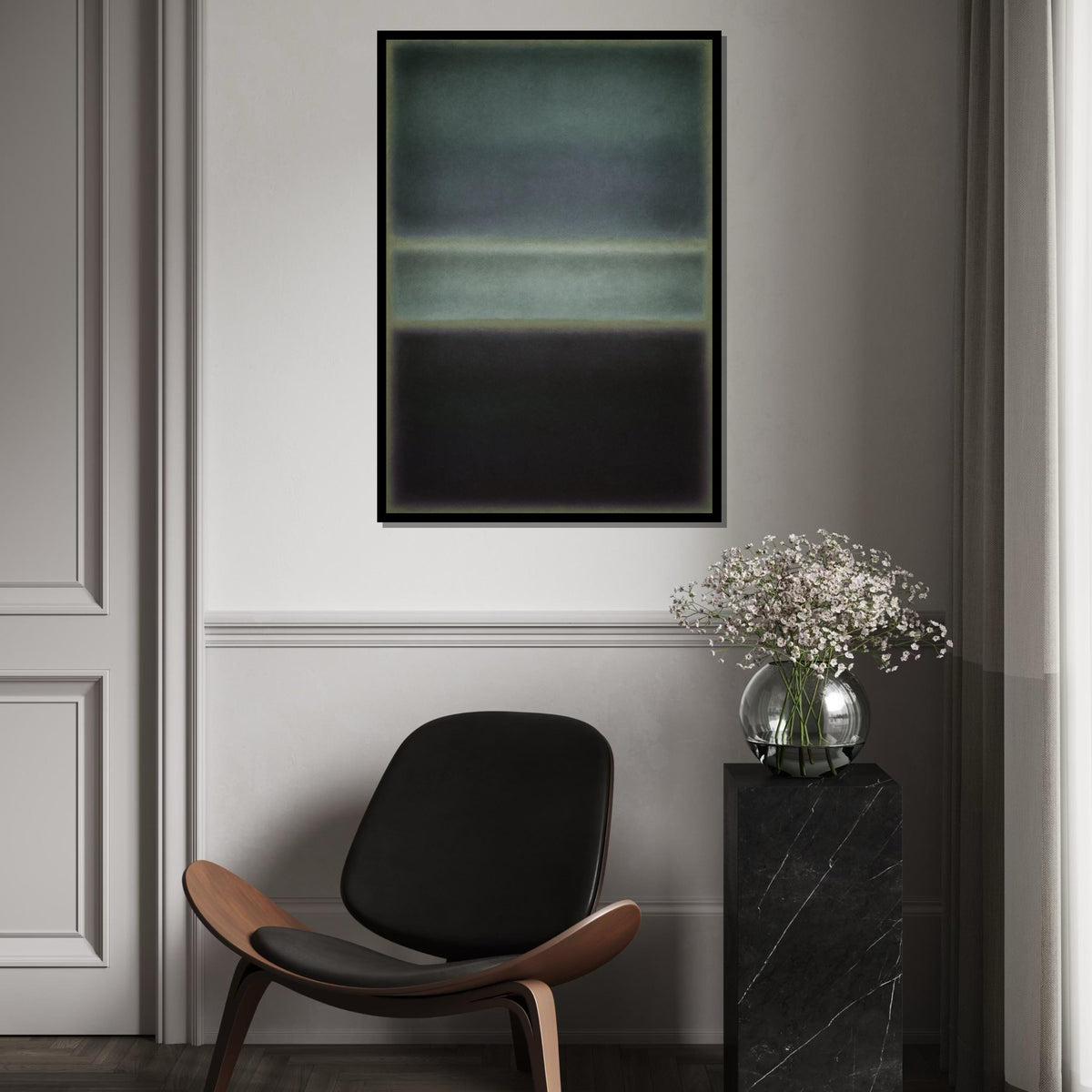 Mark Rothko Canvas, Mix Abstract Wall Art, Mark Rothko Style Print,Affiche Art,Expressionist Canvas Painting,Ready To Hang Decor,Print Art