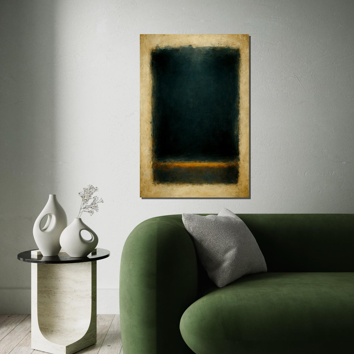 Mark Rothko Canvas, Abstract Wall Art, Mark Rothko Style Print,Affiche Art,Expressionist Canvas Painting,Ready To Hang Decor,Print Art