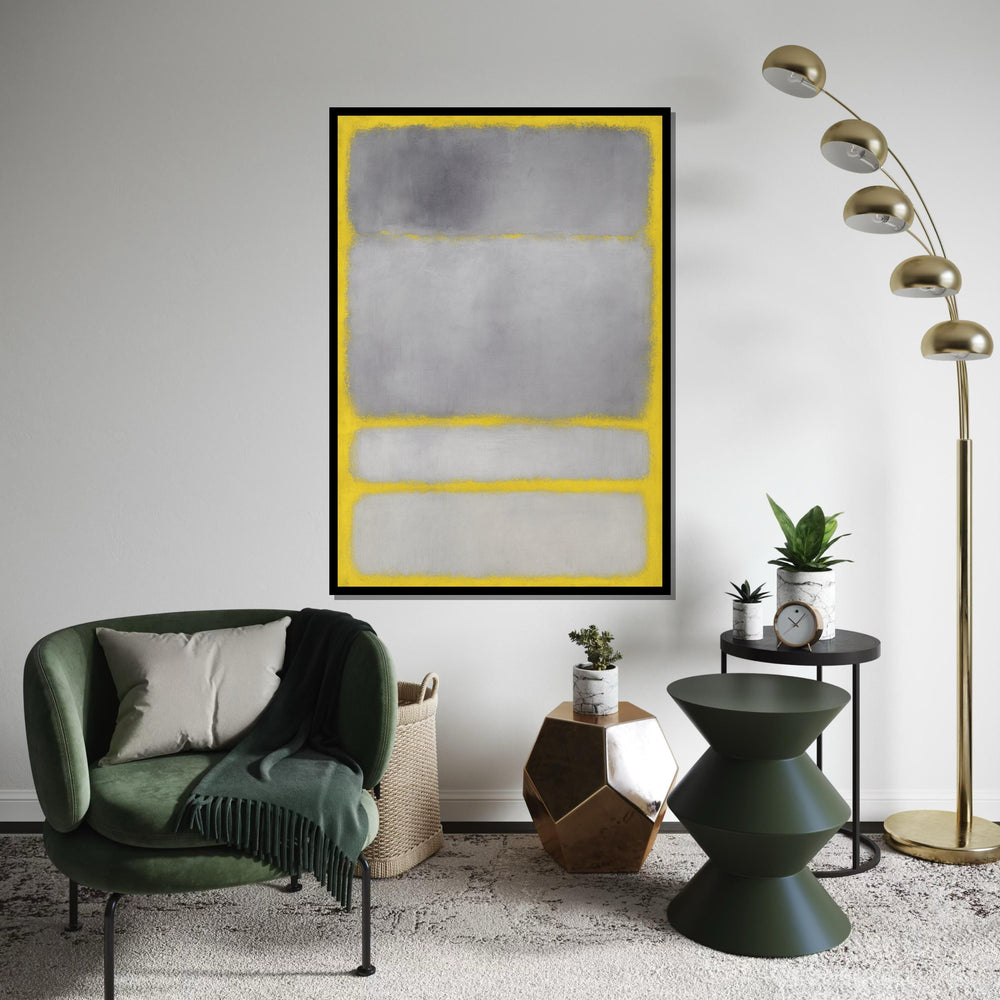 Mark Rothko Canvas, Abstract Wall Art, Mark Rothko Style Print,Affiche Art,Expressionist Canvas Painting,Ready To Hang Decor,Print Art