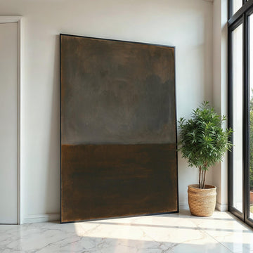 Mark Rothko Canvas, Black Abstract Wall Art, Mark Rothko Style Print,Affiche Art,Expressionist Canvas Painting,Ready To Hang Decor,Print Art