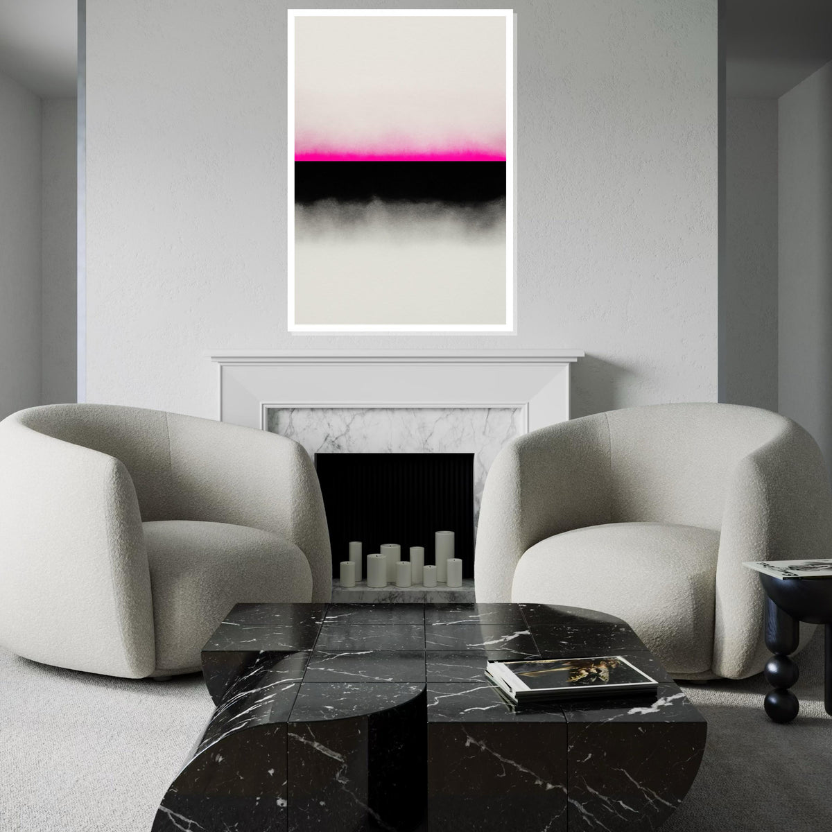 Mark Rothko Canvas, Mix Abstract Wall Art, Mark Rothko Style Print,Affiche Art,Expressionist Canvas Painting,Ready To Hang Decor,Print Art