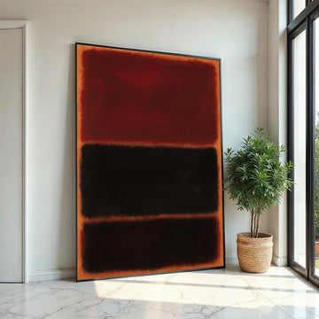 Mark Rothko Canvas, Abstract Wall Art, Mark Rothko Style Print,Affiche Art,Expressionist Canvas Painting,Ready To Hang Decor,Print Art