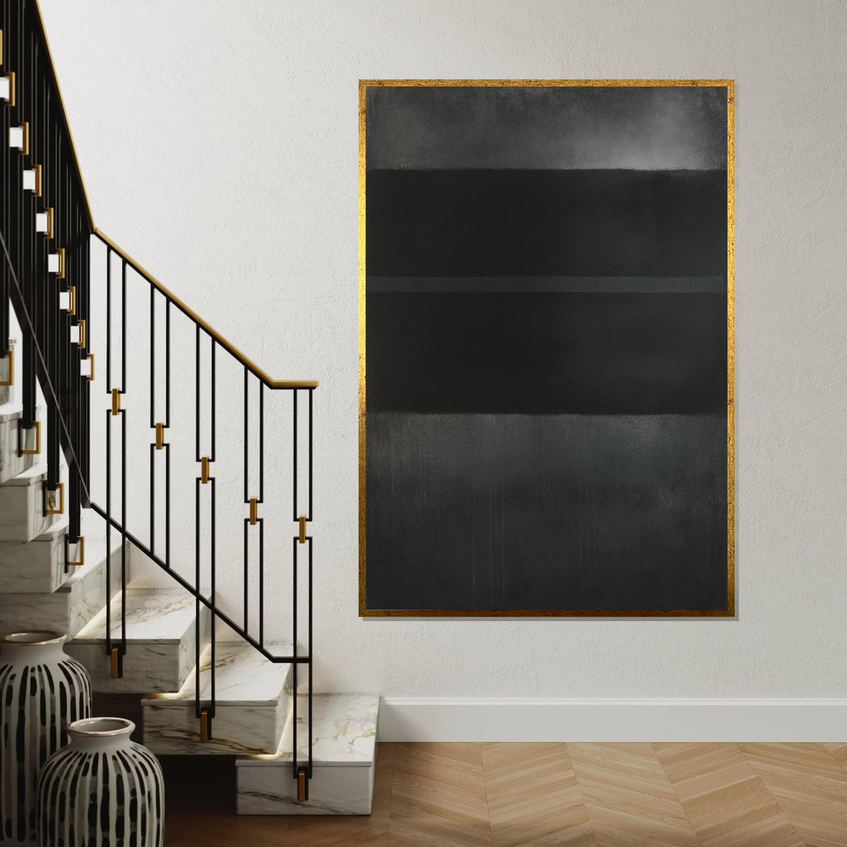 Mark Rothko Canvas, Abstract Wall Art, Mark Rothko Style Print,Affiche Art,Expressionist Canvas Painting,Ready To Hang Decor,Print Art