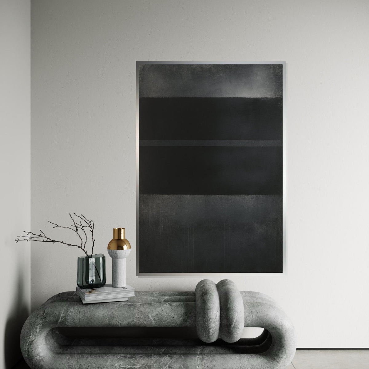 Mark Rothko Canvas, Abstract Wall Art, Mark Rothko Style Print,Affiche Art,Expressionist Canvas Painting,Ready To Hang Decor,Print Art