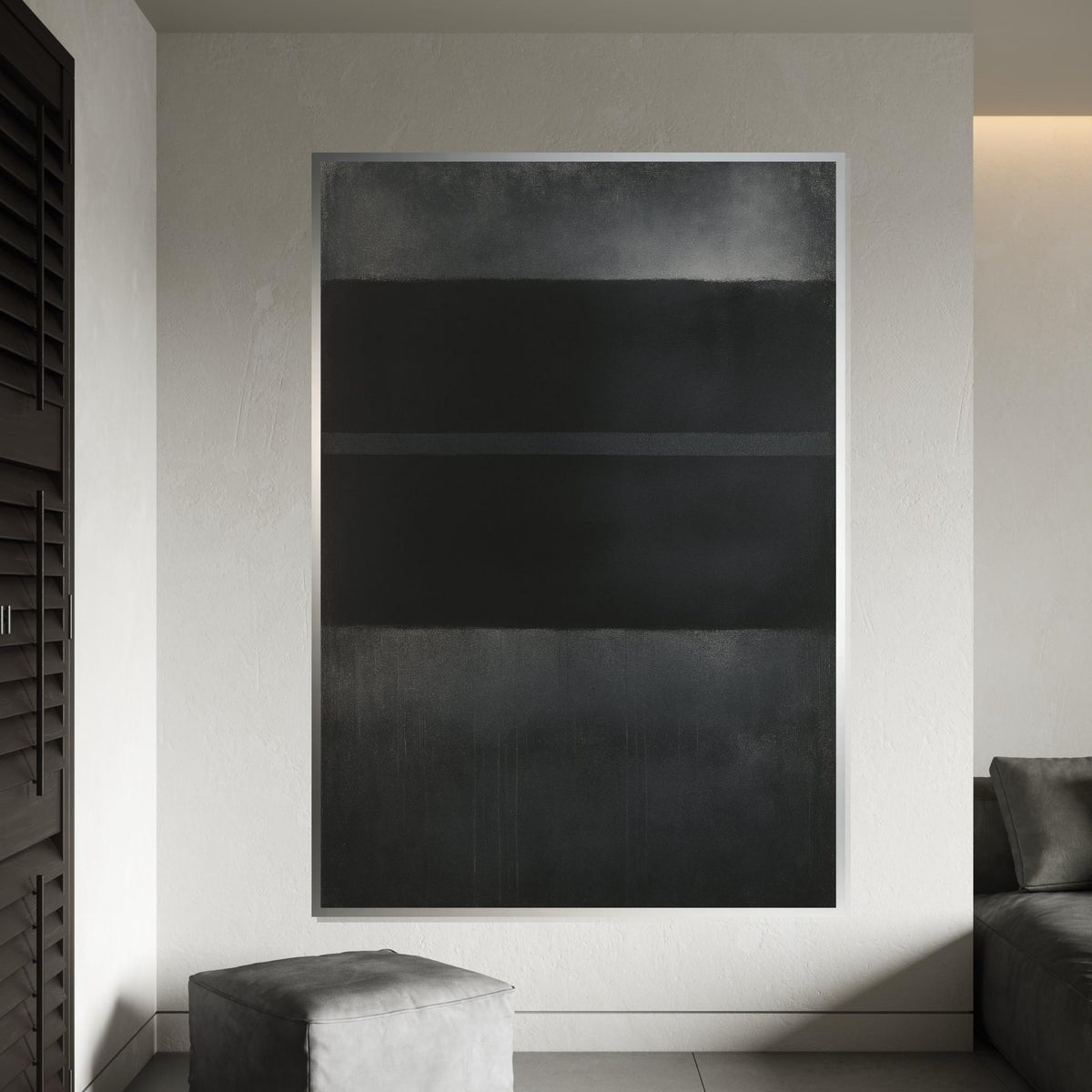 Mark Rothko Canvas, Abstract Wall Art, Mark Rothko Style Print,Affiche Art,Expressionist Canvas Painting,Ready To Hang Decor,Print Art