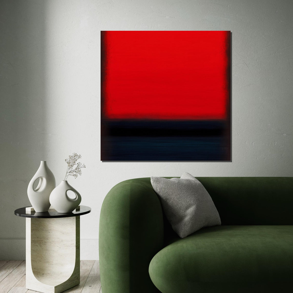 Mark Rothko Canvas, Abstract Wall Art, Mark Rothko Style Print,Affiche Art,Expressionist Canvas Painting,Ready To Hang Decor,Print Art