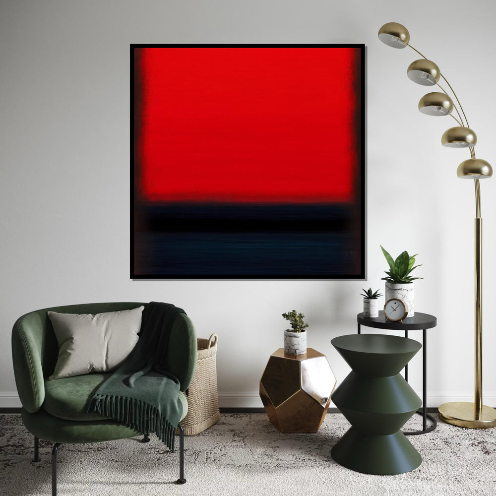 Mark Rothko Canvas, Abstract Wall Art, Mark Rothko Style Print,Affiche Art,Expressionist Canvas Painting,Ready To Hang Decor,Print Art