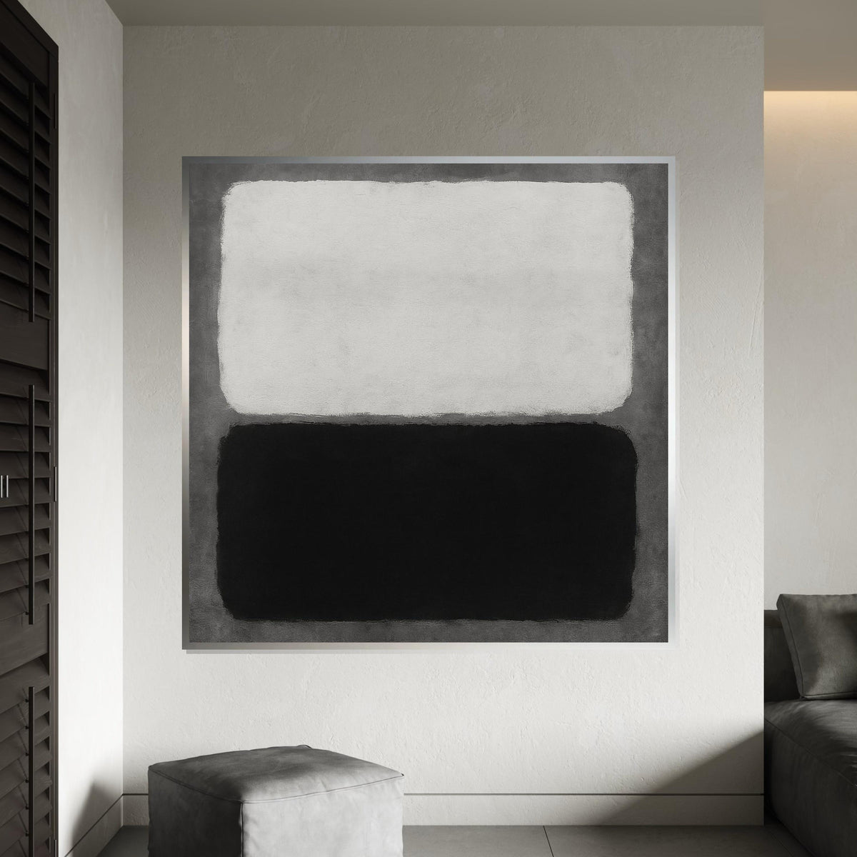 Mark Rothko Canvas, Abstract Wall Art, Mark Rothko Style Print,Affiche Art,Expressionist Canvas Painting,Ready To Hang Decor,Print Art