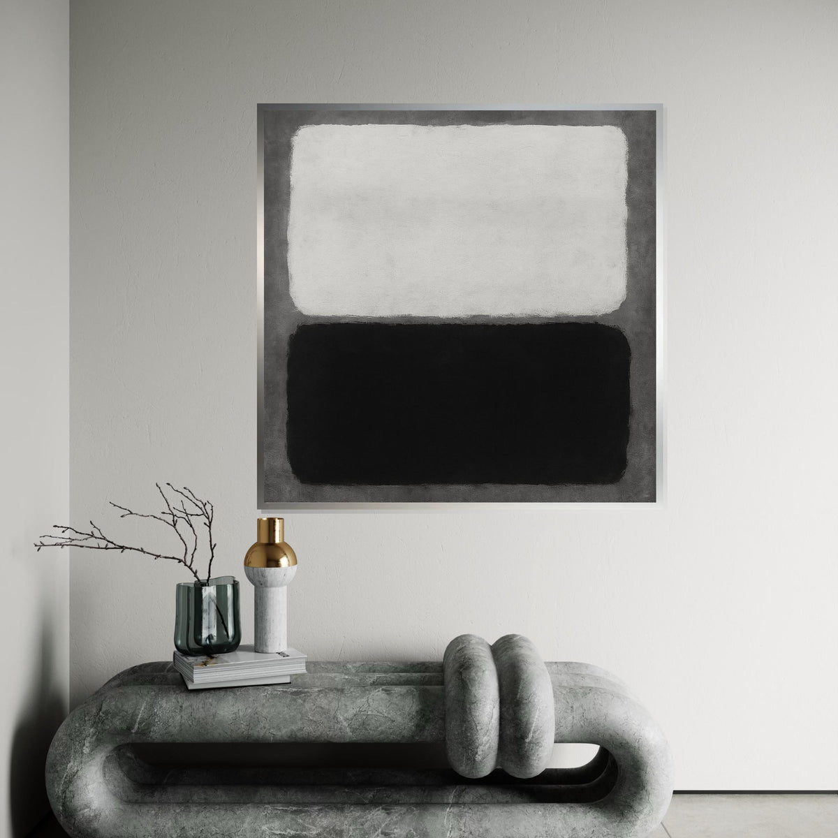Mark Rothko Canvas, Abstract Wall Art, Mark Rothko Style Print,Affiche Art,Expressionist Canvas Painting,Ready To Hang Decor,Print Art