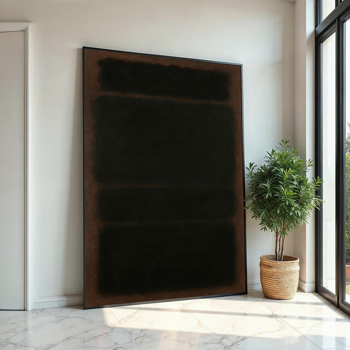 Mark Rothko Canvas, Abstract Wall Art, Mark Rothko Style Print,Affiche Art,Expressionist Canvas Painting,Ready To Hang Decor,Print Art