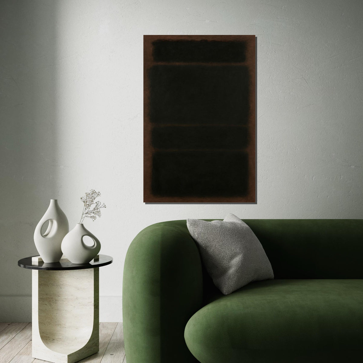 Mark Rothko Canvas, Abstract Wall Art, Mark Rothko Style Print,Affiche Art,Expressionist Canvas Painting,Ready To Hang Decor,Print Art
