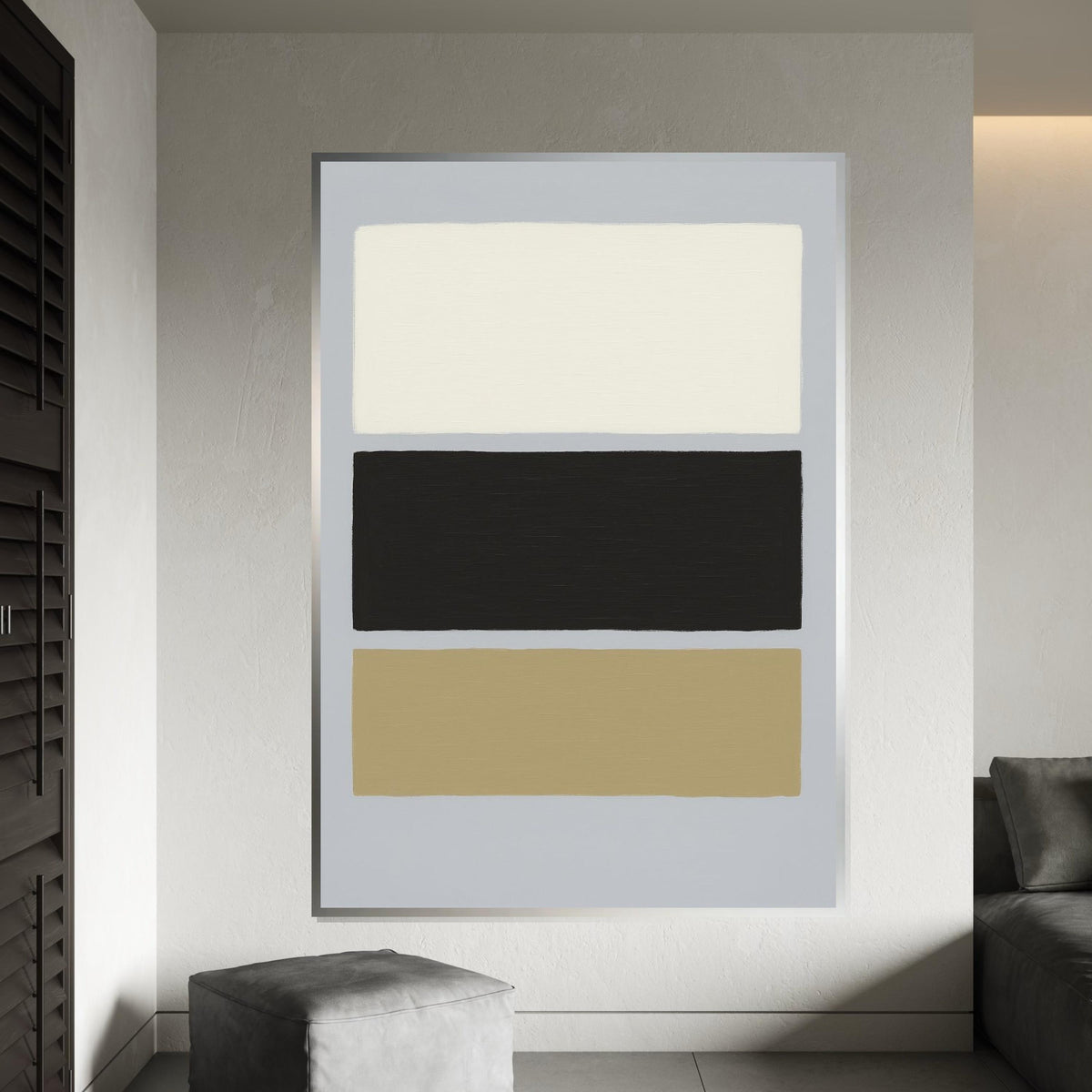 Mark Rothko Canvas, Abstract Wall Art, Mark Rothko Style Print,Affiche Art,Expressionist Canvas Painting,Ready To Hang Decor,Print Art