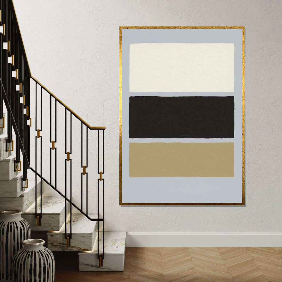 Mark Rothko Canvas, Abstract Wall Art, Mark Rothko Style Print,Affiche Art,Expressionist Canvas Painting,Ready To Hang Decor,Print Art